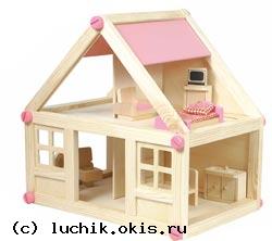 Кукольный дом 2х-этажный 